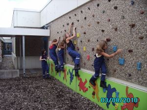 Epfenbach 2010 Kletterwand